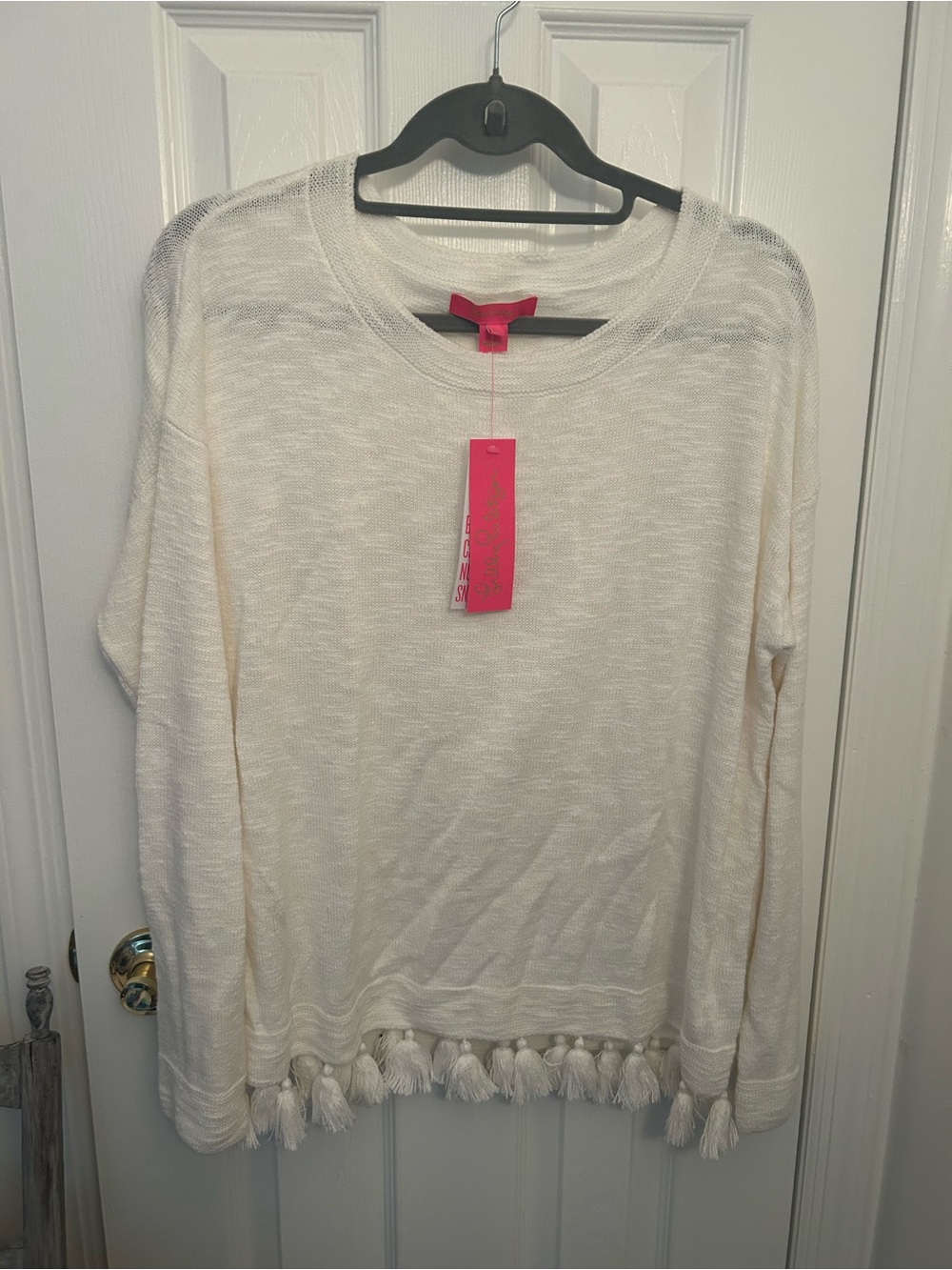 Lilly pulitzer Women's Tassel-Hem Lightweight Sweater